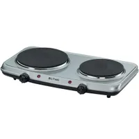 ELTAC DK 28 Doppelkochplatte 2500W silbermetallic