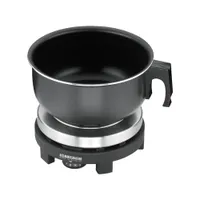 Rommelsbacher RK 501/SU Reisekochplatte umschaltbar Set mit Topf, 500W, Ø 80mm