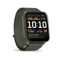 Garmin Venu® X1 Moosgrün mit ComfortFit-Nylonarmband Moosgrün