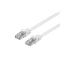 EQUIP 607612 Cat.6 U/FTP Flat Patchkabel, 3m , Weiß