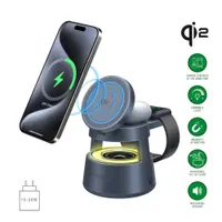 4smarts Qi2 Charging Station Aura Sound Spacegrau