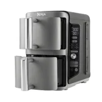 Ninja SL400EU Heißluftfritteuse Double Stack grau