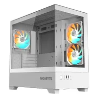 Gigabyte C201 Panoramic ICE Midi Tower Gaming Gehäuse mit Glasseitenfenster