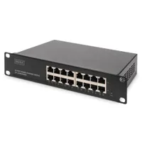 DIGITUS 10 Zoll 16-Port Rackmount GB Ethernet Switch