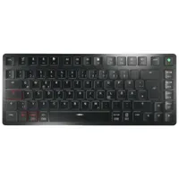 Cherry KW X ULP 2.0 Mini Schwarz | MX Ultra Low Profile Tastatur, 2.4Ghz, Bluetooth, USB-C