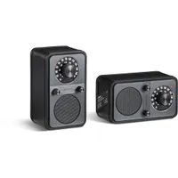 Sangean WR-9 Portables FM-Radio Echtholz-Gehäuse flexible Aufstellmöglichkeit Mitternachtseiche