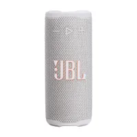 JBL Grip tragbarer Bluetooth-Lautsprecher weiß IP68 Auracast Ambient Light