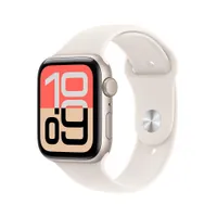 Apple Watch SE 3 GPS 44mm Starlight Aluminium Case with Starlight Sport Band - M/L