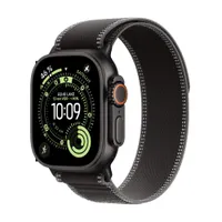 Apple Watch Ultra 3 GPS + Cellular 49mm Black Titanium Case with Black/Charcoal Trail Loop - S/M