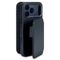 Decoded Leather Detachable Wallet iPhone 17 Pro Navy Shadow