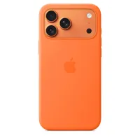Apple Silicone Case mit MagSafe für iPhone 17 Pro Max Orange