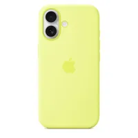 Apple Silicone Case mit MagSafe für iPhone 17 Neongelb