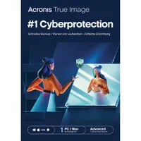 Acronis True Image Advanced Subscription | 1 Gerät | 500GB Cloudspeicher | Download & Produktschlüssel
