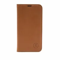 JT Berlin Echtleder BookCase Tegel für iPhone 17 Pro Max cognac