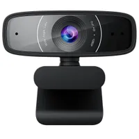 ASUS C3 Full-HD Webcam 1080p-Auflösung, 30 FPS, Kompatibel mit Skype, Microsoft Teams und Zoom