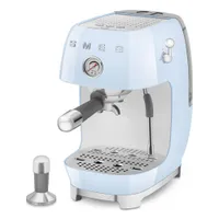 SMEG ECF03PBEU 50's Style Premium-Siebträger-Espressomaschine Pastellblau