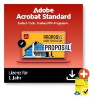 Adobe Acrobat Standard | Download & Produktschlüssel | inkl. Norton