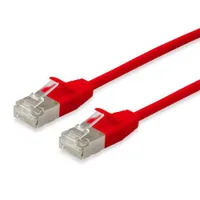 Equip 606149 Slim-Patchkabel, Cat.6A, F/FTP, 10m, Rot
