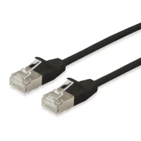 Equip 606129 Slim-Patchkabel, Cat.6A, F/FTP, 10m, Schwarz