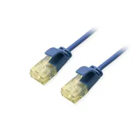 Equip 62630207101 Slim-Patchkabel, Cat.6A, U/UTP, 0.5m, Blau