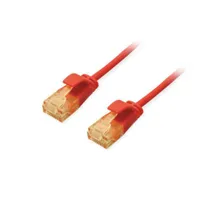 Equip 62620407101 Slim-Patchkabel, Cat.6A, U/UTP, 1.5m, Rot