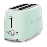 SMEG TSF02PGEU 50s Style 4 Scheiben Langschlitz Toaster Pastellgrün
