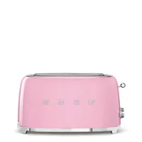 SMEG TSF02PKEU 50s Style 4 Scheiben Langschlitz Toaster Cadillac Pink