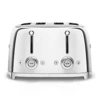SMEG TSF03SSEU 50s Style 4 Scheiben Toaster Chrom-Metall