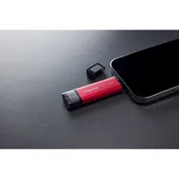 Kingston SPSD Dual Portable 1 TB USB-A 3.1 (10Gb/​s), USB-C 3.1 (10Gb/​s) externe Festplatte SSD