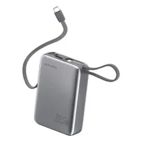 4smarts Powerbank Pocket Dual Cord 20000mAh 22.5W, spacegrau