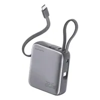 4smarts Powerbank Pocket Dual Cord 10000mAh 22.5W, spacegrau