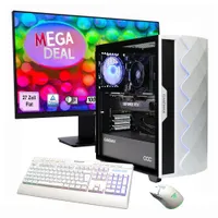 Hyrican GAMEMAX MegaDeal Diamond WT SET2702 7798 R7-5700X 16GB/1TB SSD RTX 5060 Win11 + MSI PRO MP273A LED-Monitor, 69cm (27")