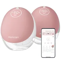 Momcozy M9 Mobile Milchpumpe, Doppel, mit Akku, Aufbewahrungsbox