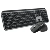 Logitech MX Keys S Combo (2026) für Mac Space Black/ Schwarz, Kabellose Maus-Tastaturkombination, Bluetooth, Logi Bolt, inkl. MX Master 4