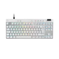 Logitech PRO X TKL RAPID Weiß, Kabelgebundene Gaming-Tastatur, Magnetische Analog-Switches, Rapid-Trigger, LIGHTSYNC RGB-Beleuchtung, KEYCONTROL, 1 ms Melderate