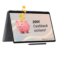 HP OmniBook Ultra Flip 14" 2,8k OLED Touch Core Ultra 7 256V 16GB/1TB SSD Windows 11 Home - 14-fh0075ng inkl. HDMI Adapter & Pen Copilot+PC