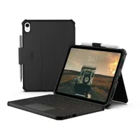 UAG Urban Armor Gear Rugged USB-C Keyboard Case mit Trackpad für Apple iPad 11“ (2025) / iPad 10,9“ (2022) / iPad Air 11" (2025 & 2024) schwarz