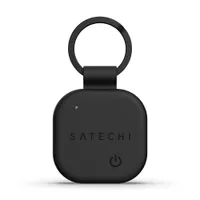 Satechi Vegan-Leather FindAll Keychain Schwarz