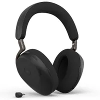 Jabra Evolve3 85 MS Schwarz Kabelloses Bluetooth-Headset inkl. USB-C Dongle, ANC (Aktive Geräuchunterdrückung)