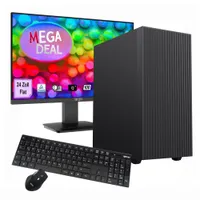 Hyrican GAMEMAX MegaDeal Multimedia-PC SET2720 7854 R5 5600GT 16GB/480GB SSD Radeon Graphics Win11 + MSI PRO MP2412 Monitor 60cm (24")