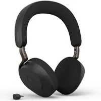 Jabra Evolve3 75 MS Schwarz Kabelloses Bluetooth-Headset inkl. USB-C Dongle, ANC (Aktive Geräuchunterdrückung)