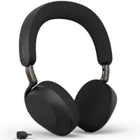 Jabra Evolve3 75 UC Schwarz Kabelloses Bluetooth-Headset inkl. USB-C Dongle, ANC (Aktive Geräuchunterdrückung)