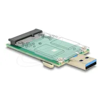 Delock Konverter USB 5 Gbps Typ-A Stecker auf mSATA full size