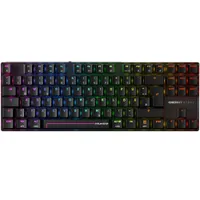 Cherry XTRFY MX 8.2 Pro TMR Schwarz Gaming Tastatur, kabellos, TKL, Hot-Swap, MK CRYSTAL MAGNETIC-Switches, RGB, 2.4 Ghz, Bluetooth