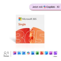 Word, Excel, PowerPoint uvm. | Microsoft 365 Single | Key & Download