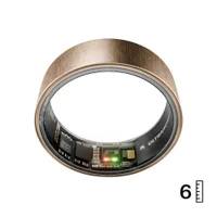 ULTRAHUMAN Ring Air - Smart Ring für Frauen und Männer - Schlaf -und Fitness Tracking Wearable - Herzfrequenz - Smartring Rose Gold Größe 6
