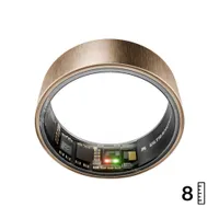 ULTRAHUMAN Ring Air - Smart Ring für Frauen und Männer - Schlaf -und Fitness Tracking Wearable - Herzfrequenz - Smartring Rose Gold Größe 8
