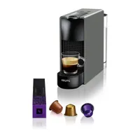 Kapselmaschine Nespresso Essenza Mini von Krups Grau