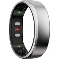 RingConn Smart Ring Gen2 für Frauen und Männer - Schlaf- und Fitness Tracking Wearable - Herzfrequenz - Zukunftssilber Größe 12