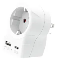 SKROSS Europa für USA USB AC20PD Reiseadapter mit USB 1.500284-E